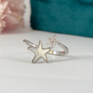 Gleaming Starry Silver Ring – AArumi Silver