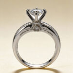 Heart-Core Cathedral Solitaire Ring