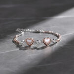 Heart-Shaped 925 Silver Bracelet for Valentines by AArumi - Image 3