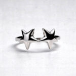 Twin Star Silver Ring - Image 5