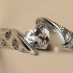 Twisted Solitaire CZ Silver Ring - Image 3