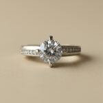 Heart-Core Cathedral Solitaire Ring - Image 3