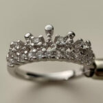 Empress Crown Eternity Silver Ring - Image 4