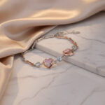 Heart-Shaped 925 Silver Bracelet for Valentines by AArumi - Image 4