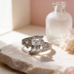 Emerald Grace CZ Silver Ring - Image 4