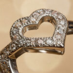 Cupid Heart CZ Silver Ring - Image 4