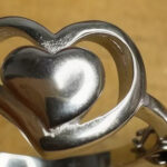 Double Heart Silver Ring - Image 4