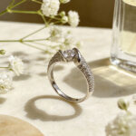 Round Solitaire CZ Silver Ring