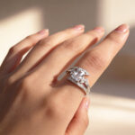 Emerald Grace CZ Silver Ring