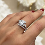 Emerald Grace CZ Silver Ring - Image 6