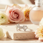 Cupid Heart CZ Silver Ring - Image 6