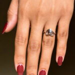 Double Heart Silver Ring - Image 6