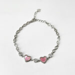 Heart-Shaped 925 Silver Bracelet for Valentines by AArumi - Image 2
