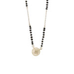 Aura Circle Diamond Mangalsutra-925 Silver - Image 2