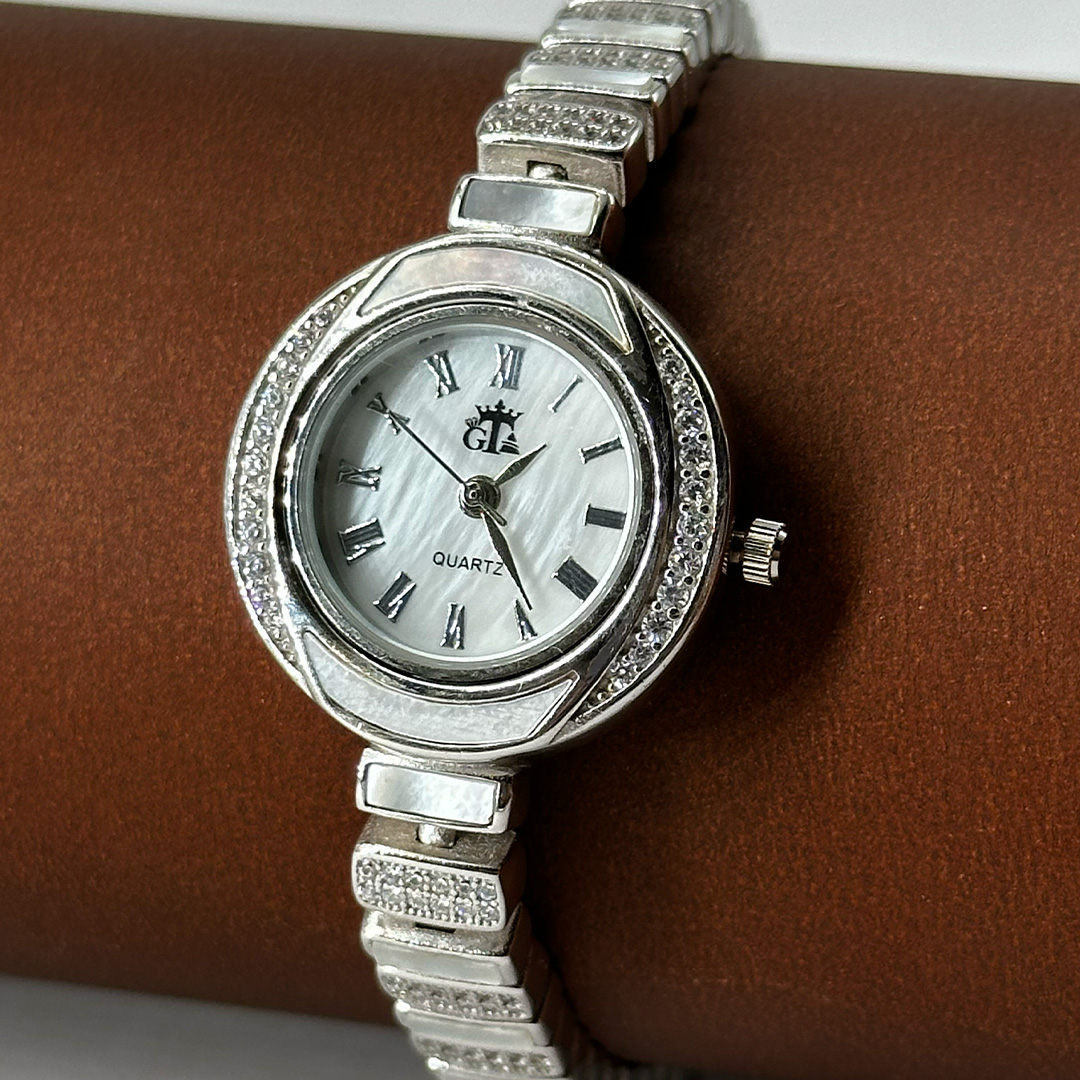 Ad-3-6-1.jpg 925 Sterling Silver Elegant Watch - Image 1