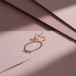 Flutter Grace Butterfly Ring – Rose Gold Finish - Image 2