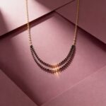 Grace Layer Mangalsutra Necklace – Rose Gold Finish
