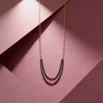 Grace Layer Mangalsutra Necklace – Rose Gold Finish - Image 2