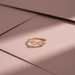 Infinity Spark Ring – Adjustable Rose Gold Finish - Image 2