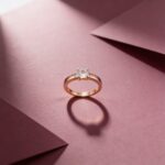 Elegant Rose Gold Solitaire Engagement Ring - Image 2